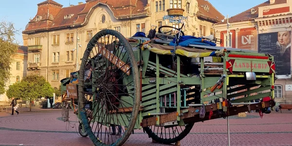 Căruța belgiană a ajuns la Timișoara FOTO Ștefan Both