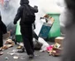 Gunoaie pe străzile din Paris FOTO Profimedia 