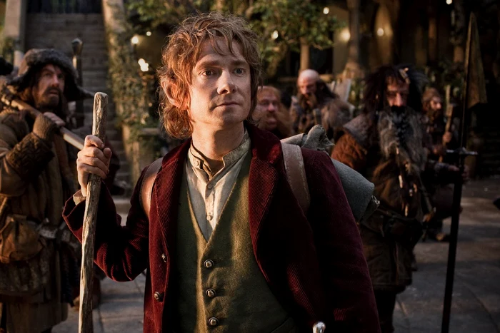 Martin Freeman este interpretul personajului principal, hobbitul Bilbo Baggins