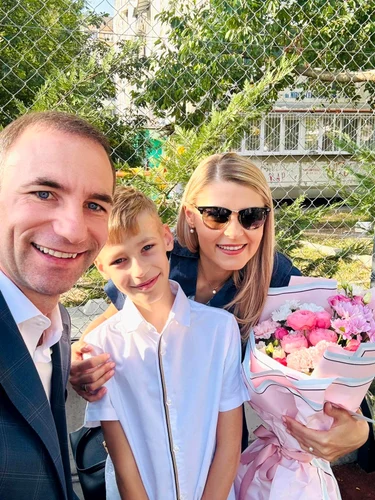 Cei doi au împreună și un băiat aproape la fel de talentat ca tăticul lui, pe Lucian