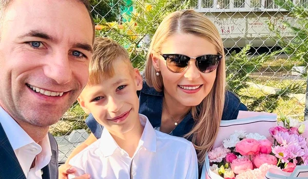 Cei doi au împreună și un băiat aproape la fel de talentat ca tăticul lui, pe Lucian