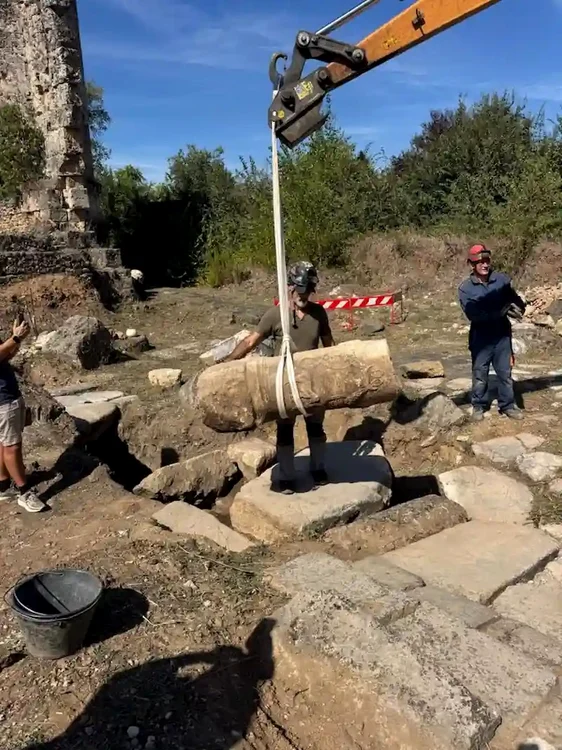 Cippus-ul descoperit la Aquinum