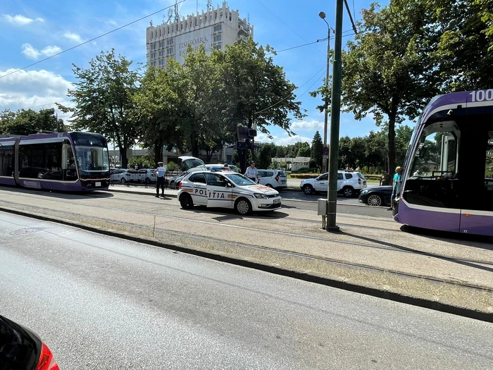 Incident într-un tramvai Bozankaya FOTO Tion.ro