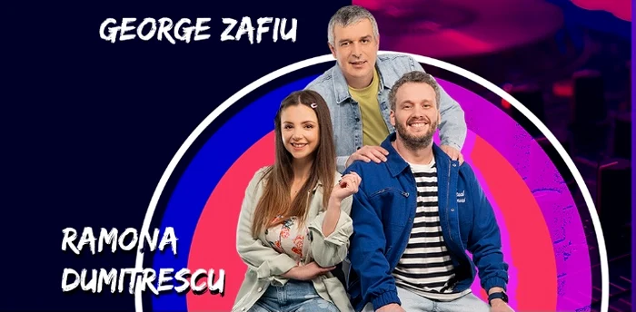 Ramona Dumitrescu, alături de George Zafiu și Andrei Tudorache foto: Kanal D