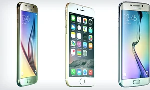 samsung galaxy s6 si edge versus iphone 6 jpeg