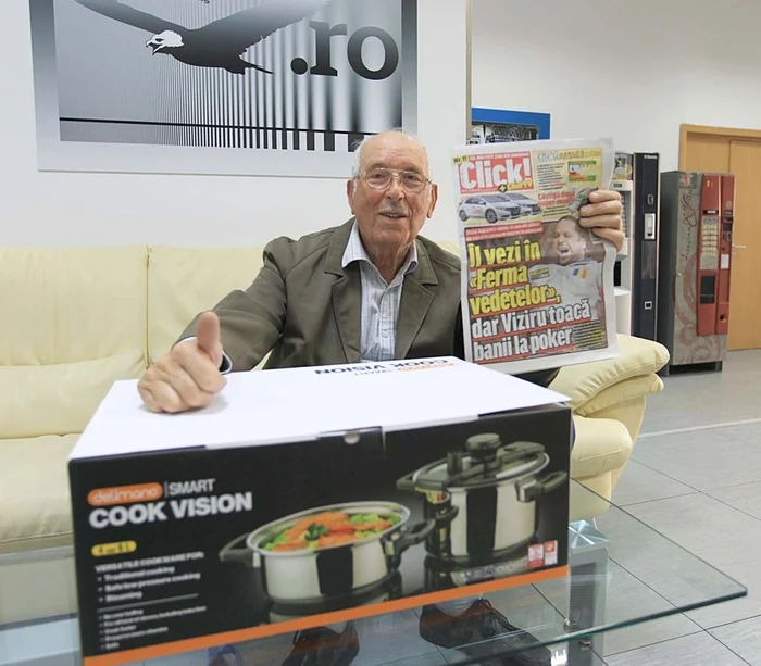 Ioan Oprea a câştigat un set de oale cu semi-presiune