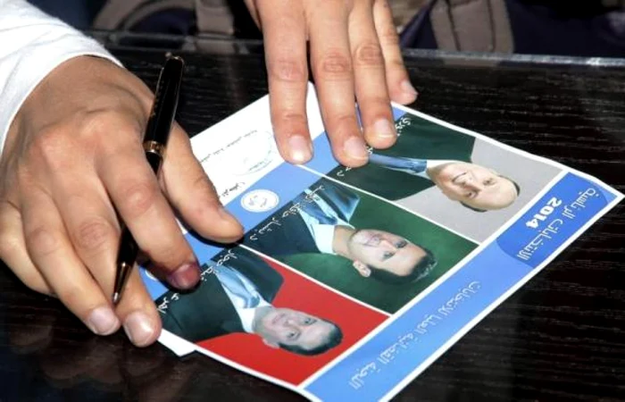 Buletin de vot pentru actualul scrutin electoral din Siria. FOTO: Reuters