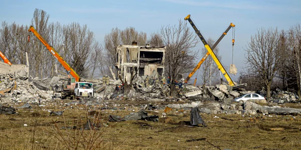 Atac cu rachete HIMARS in Makiivka FOTO Profimedia jpg