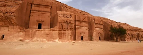 Sit arheologic Madain Saleh Arabia Saudita FOTO AFP