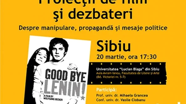 Proiectul Cinecomunism aduce în faţa publicului din Sibiu filmul Goodbye Lenin jpeg