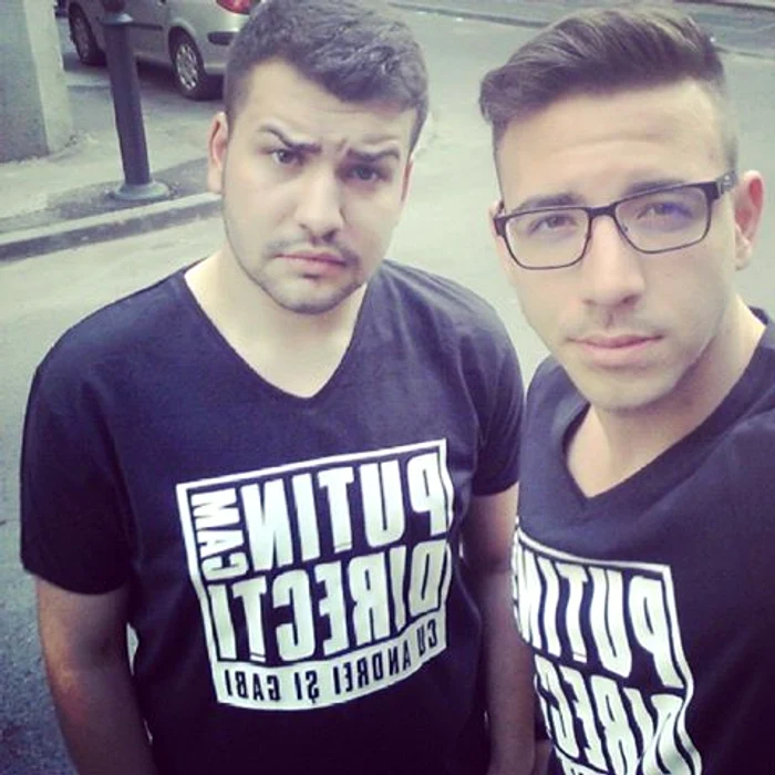 Andrei şi Gabi, prezentatorii şi organizatorii evenimentului