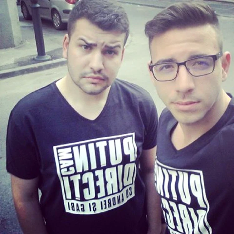 Andrei şi Gabi, prezentatorii şi organizatorii evenimentului