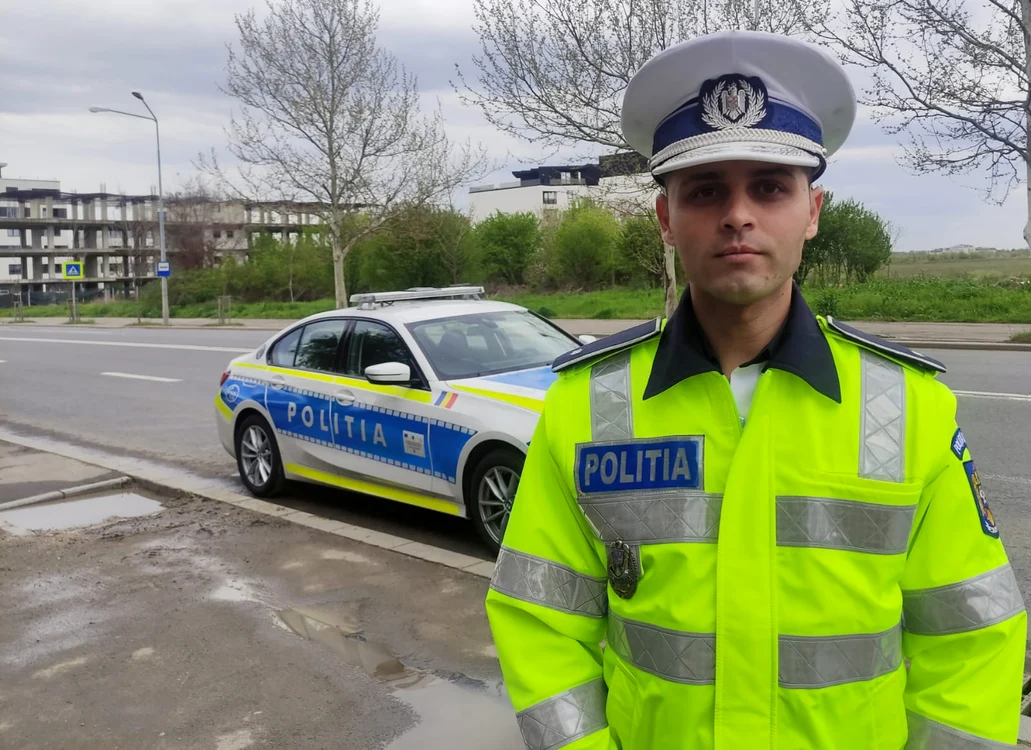 Claudiu Costea, purtătorul de cuvânt al Brigăzii Rutiere București FOTO Adevărul