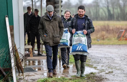 Prințul William a testat viața de fermier în vizita sa la Herefordshire, Profimedia 