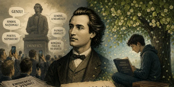 Nu il mai laudati pe Eminescu png