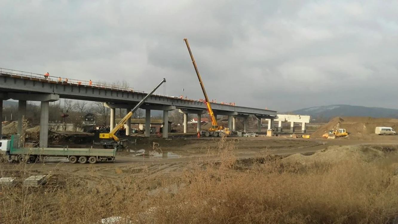 Autostrada în şantier. FOTO: CNAIR.