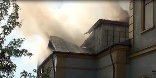 Incendiu în localitatea Sfântu Gheorghe