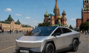 Noul model de mașină electrică, C55, dezvoltat de Russo Balt FOTO via Euromaidan Press webp