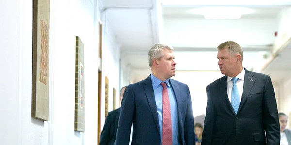 Catalin Predoiu si Klaus Iohannis FOTO Presidency ro jpg