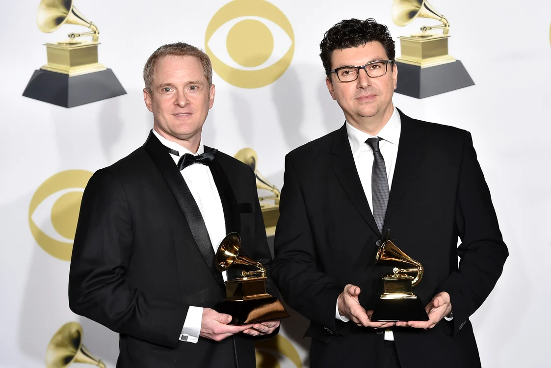 Șerban Ghenea (dreapta), la premiile Grammy din 2018 Foto Profimedia (arhivă)