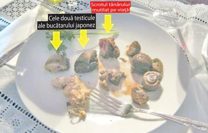 Cele două testicule ale bucătarului japonez