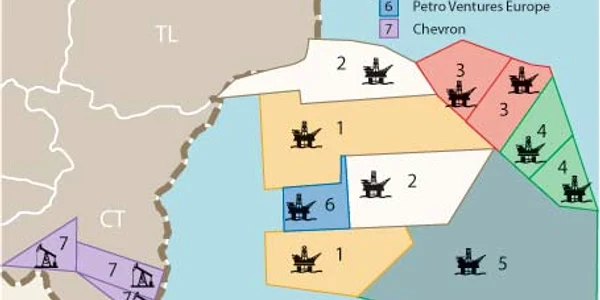 Perimetrele de explorare petrolieră  din Dobrogea şi Marea Neagră