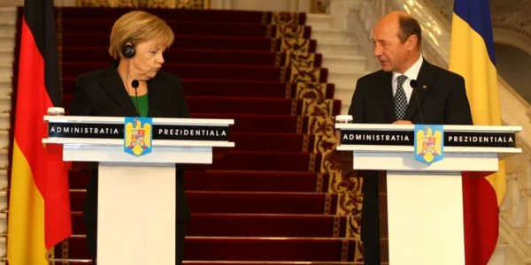Conferinţă de presă comună, Angela Merkel şi Traian Băsescu