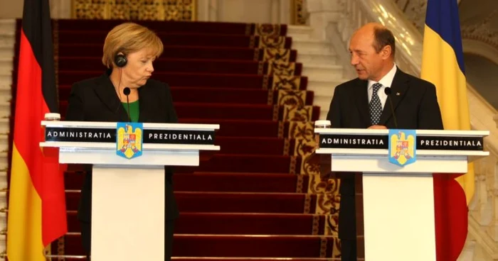 Conferinţă de presă comună, Angela Merkel şi Traian Băsescu