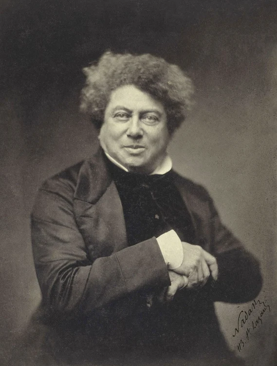 Alexander Dumas tatăl, în 1855 (© Wikimedia Commons)