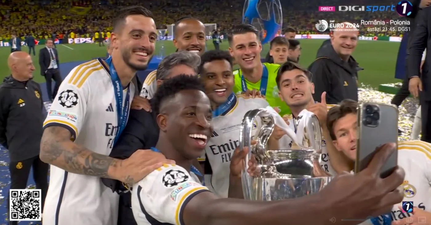 Vinicius Junior a urcat în top, după succesul din Liga Campionilor. Captură DigiSport