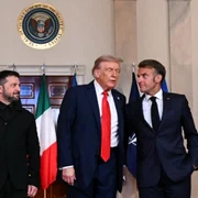 Alexander Stubb, Volodimir Zelenski, Donald Trump, Emmanuel Macron FOTO AFP