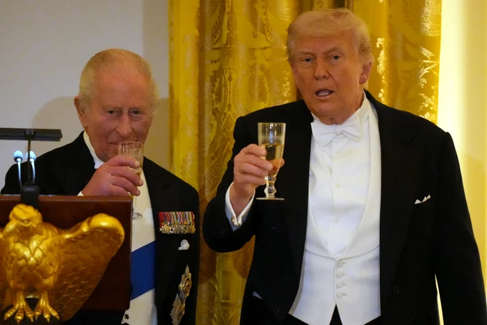 Charles, Trump, Camilla, Melania, dineul de stat, Profimedia (2) jpg