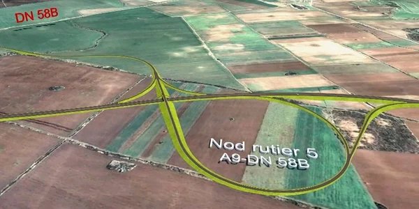 construcţia Lotului 2 al Autostrăzii Timişoara Moraviţa  Foto Sorin Grindeanu jpg
