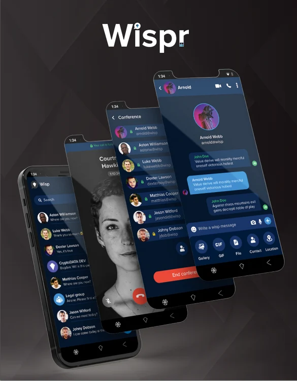 Aplicația Wispr FOTO Crypto Data