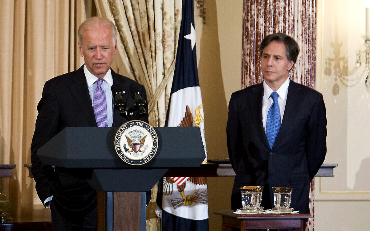 Preşedintele SUA, Joe Biden la departamentul de Stat