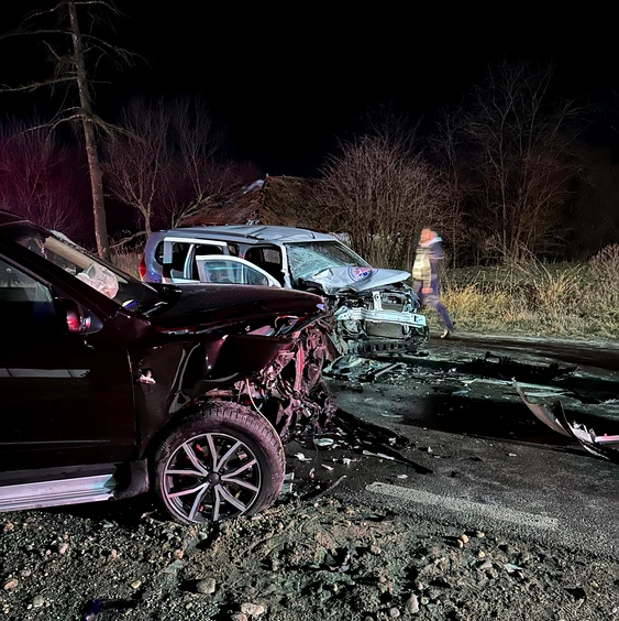 Accidentul rutier din Olt pe DN64 în care a murit primarul din Grădinari Mihai Ioana Foto Amator