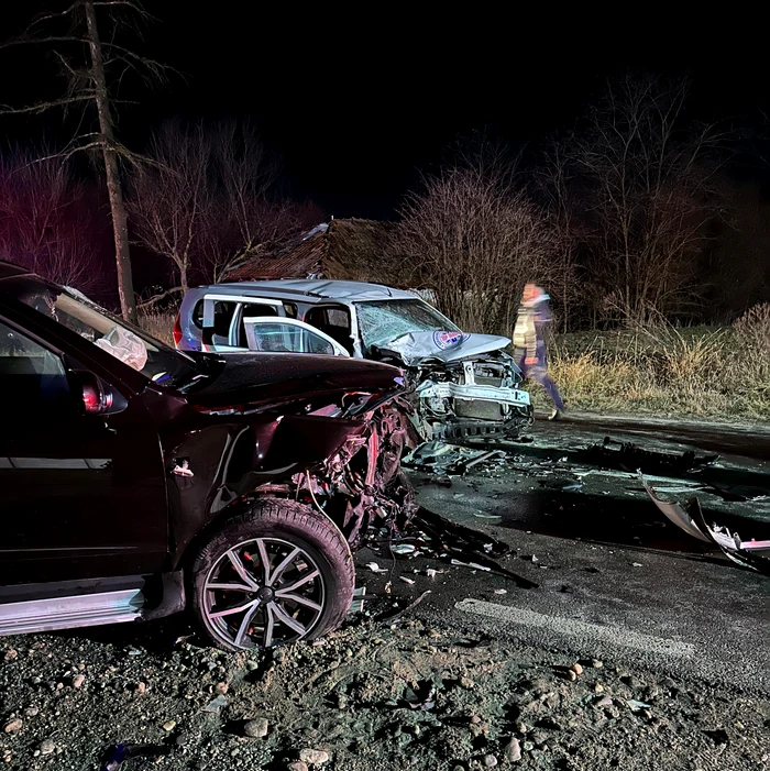 Accidentul rutier din Olt pe DN64 în care a murit primarul din Grădinari Mihai Ioana Foto Amator