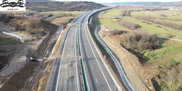 Lotul I al A1 Autostrada Sibiu Pitești pe ultima sută de metri Captură video YouTube Adrian Ioan Gica jpg