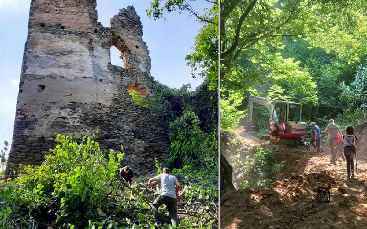 Cetatea Colţ. Colaj. Foto: Flavius Dilertea.