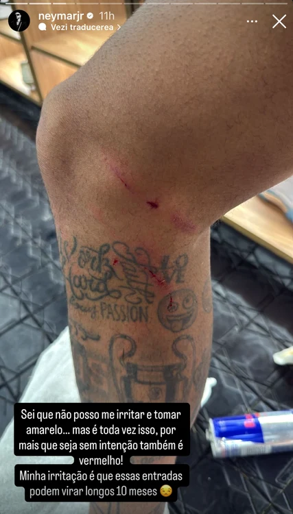 Mesajul lui Neymar, după Sntos-Fluminense, 0-0  Foto/Instagram