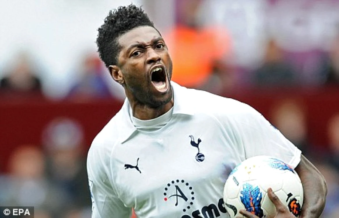 Emmanuel Adebayor a fost sancţionat de Tottenham FOTO EPA