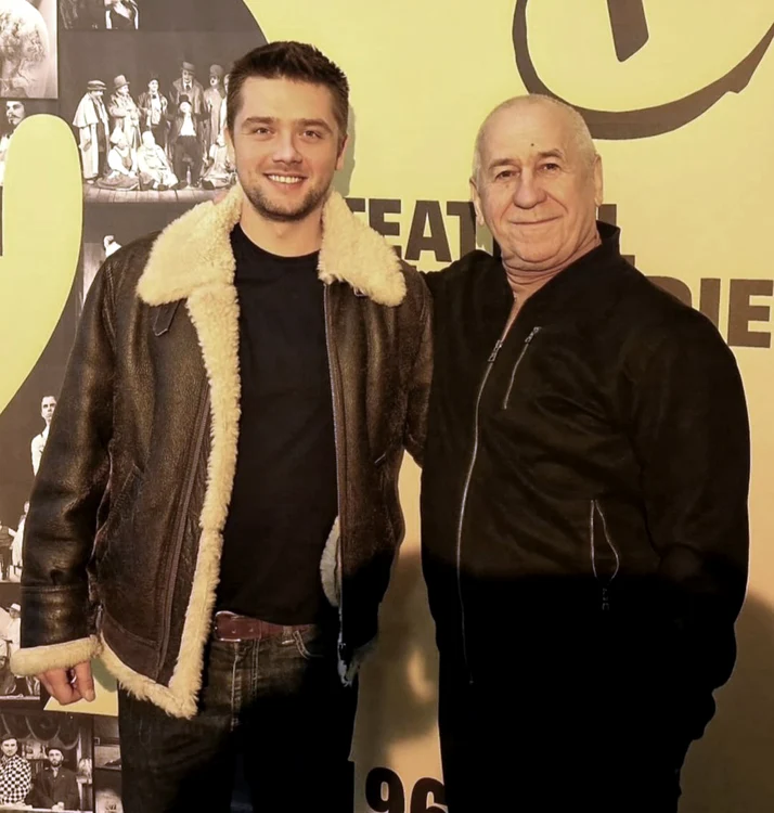 Marian Olteanu, alături de George Mihăiță, Tătuțu din „Clanul” / foto: Click!