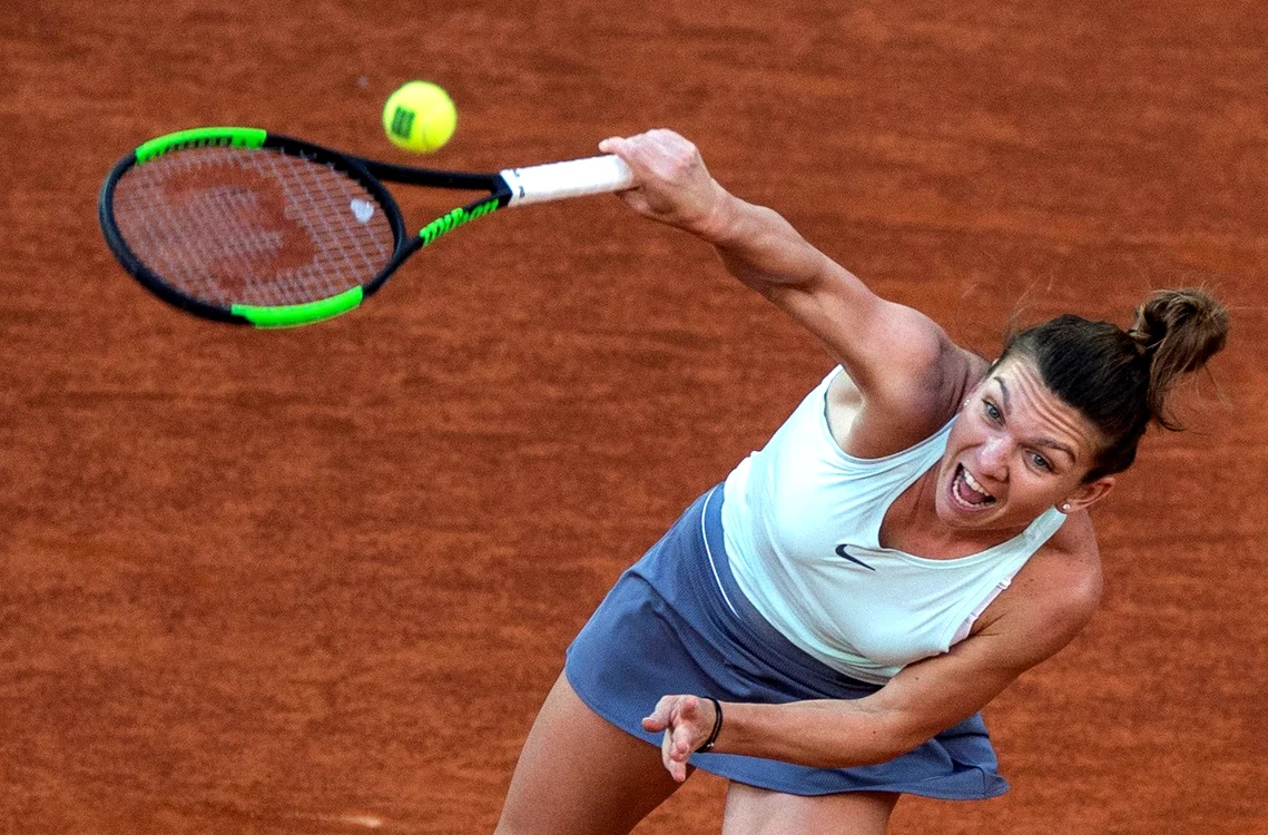 
    Simona Halep a fost pusă în dificultate de Kiki BertensFoto: EPA-EFE  