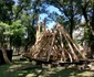 Scheletul bisericii de la Povergina a ajuns la Timișoara FOTO Ștefan Both