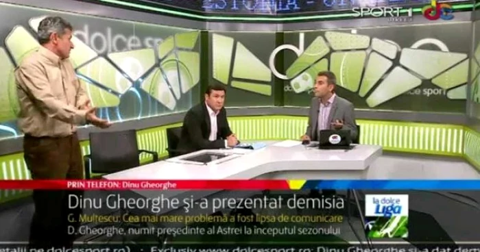Mulțescu iese din emisiune