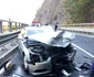 Imagini de la accidentul de pe Valea Oltului DN7_E81 Vâlcea cu cinci victime în urma unei depăşiri neregulamentare Foto Adevărul