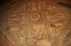 Mozaic în Vila Romană Brading de pe Insula Wight (© Nilfanion / Wikimedia Commons)