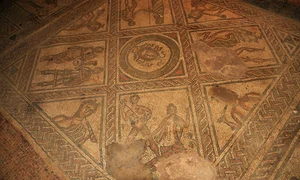 Mozaic în Vila Romană Brading de pe Insula Wight (© Nilfanion / Wikimedia Commons)