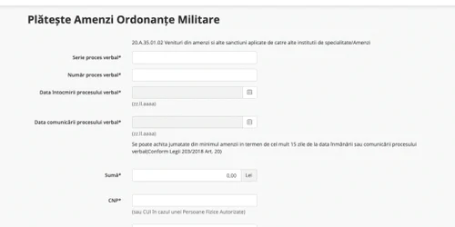 amenzi ordonante militari ghiseul.ro