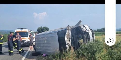 Accident cu ucraineni FOTO Asociaţia Pro Ucraina